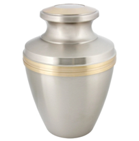 Pewter Avalon Brass Cremation Urn
