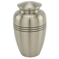 Classic Three Bands Cremation Urn