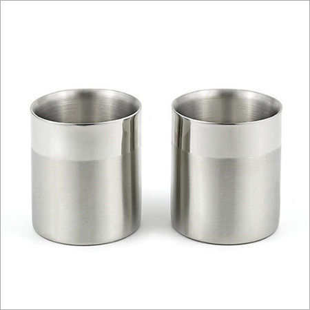 Silver Ss Double Wall Cup