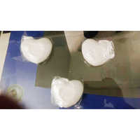 Heart Shape Toilet Soaps - Solid, 1-4 Inch | White, Mild Cleansing, Enriched With Vitamin E, Gentle On Skin, Soothing Properties