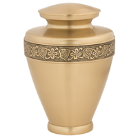 Milano Brass Cremation Urn