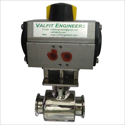 Ball Valve (Tc Ball Valve With Pneumatic Actuator By VALFIT ENGINEERS