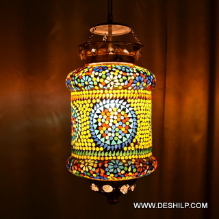 MOSAIC GLASS HANGING,DECORATIVE RESIDENTIAL HANGING