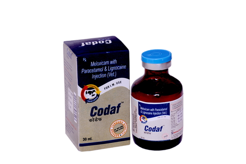 MELOXICAM+PARACETAMOL-30ML - Glass Vial, 30ml | Pain Relief, Fever Reduction, Inflammation Control, Rapid Action, Veterinary Use
