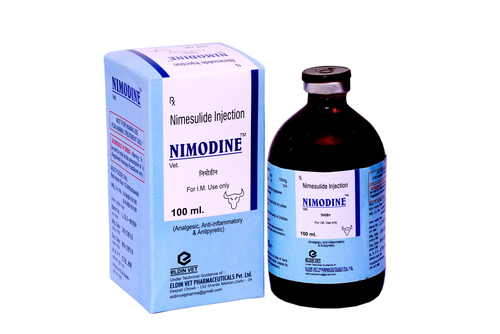 NIMESULIDE-100ML - Glass Bottle, 100mg/ml, 100ml | Pain Relief, Fever Reduction, Anti-inflammatory, Fast Acting, Injectable, Sterile, Veterinary Use