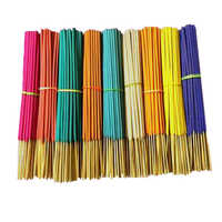 Color Agarbatti Stick - 100% Natural Bamboo, 8-9 Inch Long | Chemical-free, Aromatherapy & Medicinal Fragrances