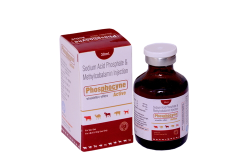 SODIUM ACID PHOSPHATE METHLCOBALMIN-30ML - Glass Vial, Injectable Solution | Nutrient Boost, Energy Increase, Immunity Strengthening