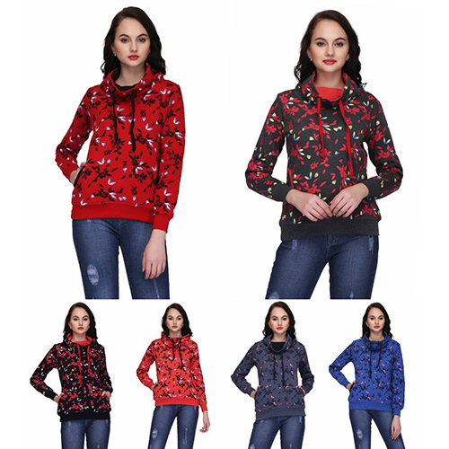 Girls Printed Sweatshirt