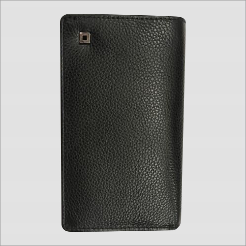 Black Leather Waiters Wallet