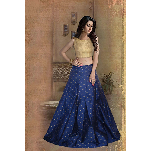 Ladies Blue Designer Lehengas