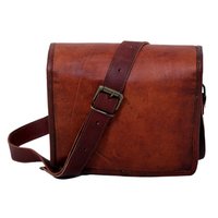 Brown Sling Leather Bags