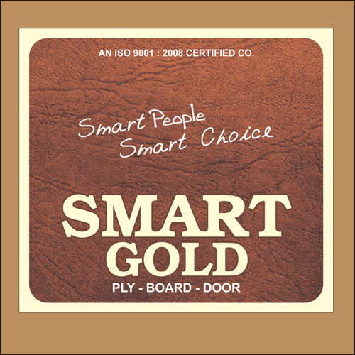 Smart Gold Stiker Plywood