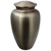 Pewter Three Bands Pedestal Urn