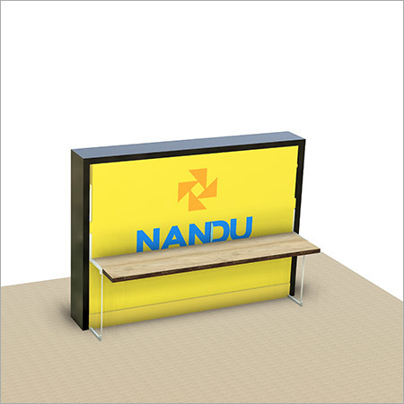 Single Horizontal Wall Bed Mechanism With Study Table