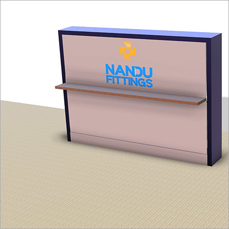 Double Horizontal Wall Bed Mechanism With Shelf Type Leg