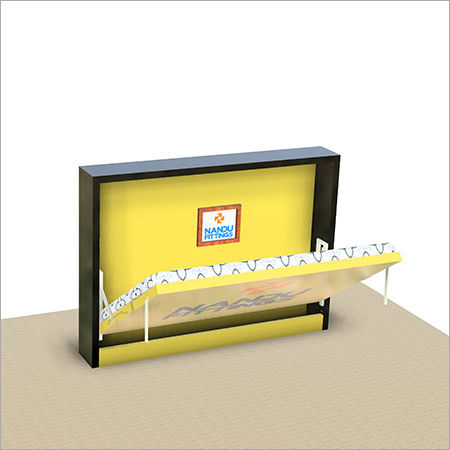 Single Horizontal wall bed mechanism with Flat Bar Leg