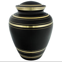 Elite Onyx Brass Cremation Urn