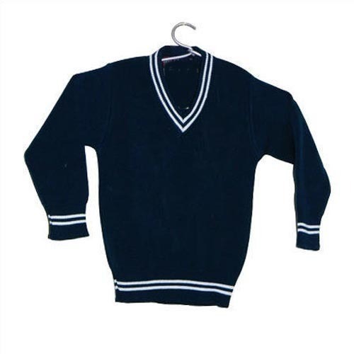 V Neck Full Sleeves School Sweater