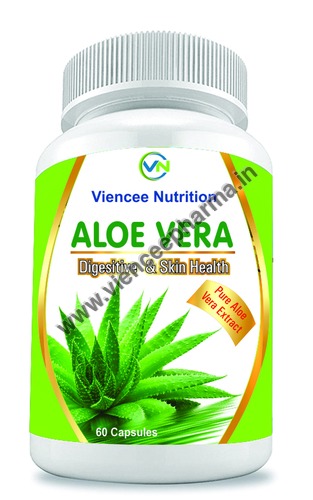 Aloe Vera Capsules - Vegetarian Capsules, 60 Capsule Size | Daily Dosage of 1-2 Capsules, Aloe Vera Extract by Viencee Nutrition