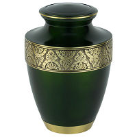 Green Brass Cremation Urn