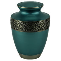 Green Brass Cremation Urn