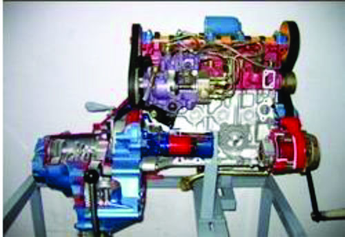 FOUR STROKE PETROL ENGINE By EDUTEK INSTRUMENTATION