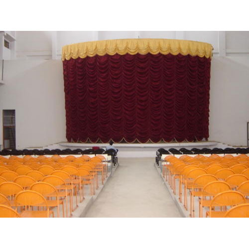 Round Motorized Stage Curtain