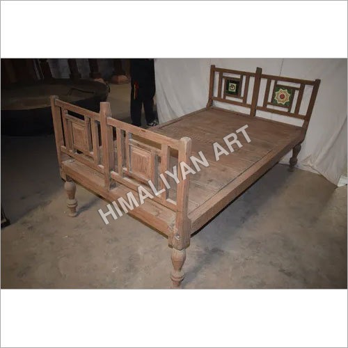 WOODEN Carved BED