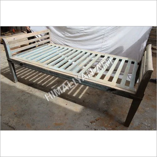 Polished WOODEN BED