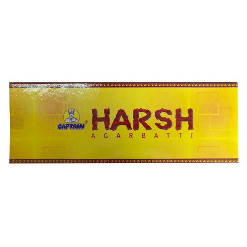 Harsh Incense Sticks - Musk, 8-10 Inch Solid Sticks | Eco-Friendly Bamboo Material, Aromatic and Therapeutic for Spiritual Use