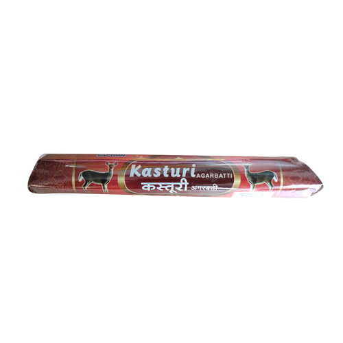 100 gm Kasturi Incense Sticks - Musk, 8-10 Inch Bamboo Sticks | Eco-Friendly, Floral Aroma, Indian Herbal Extract, Therapeutic Use