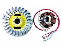 Standard Product Lambretta Magneto Flywheel & Stator Assembly 6 Volt Large Cone Li Sx Tv Model