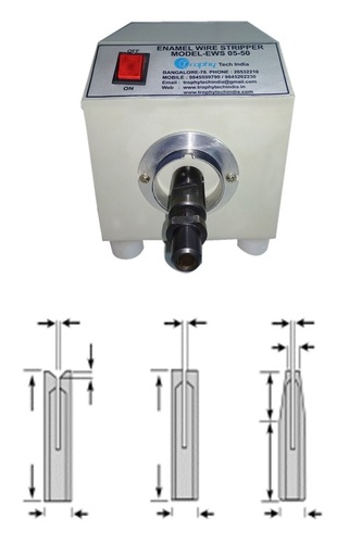 White Round Type Enamel Wire Stripper (Ews 05-50)