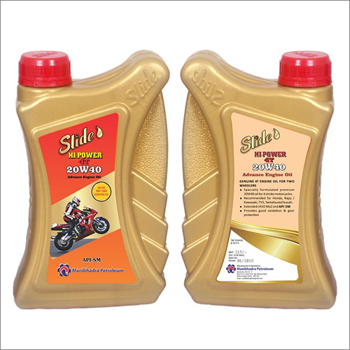 20 w 40 Slide Hi Power Lubricant Oil