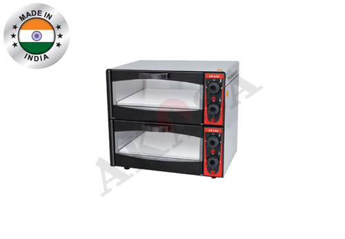 Akasa Indian Electric Stone Based Double Deck Pizza Oven 12"