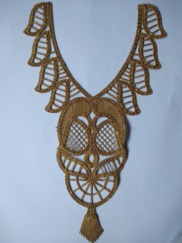 Handmade Designer Patches - Cotton Fabric, Ethnic Indian Style | Unique Enchanted Border Work for Bags, Kurties, Sarees and More