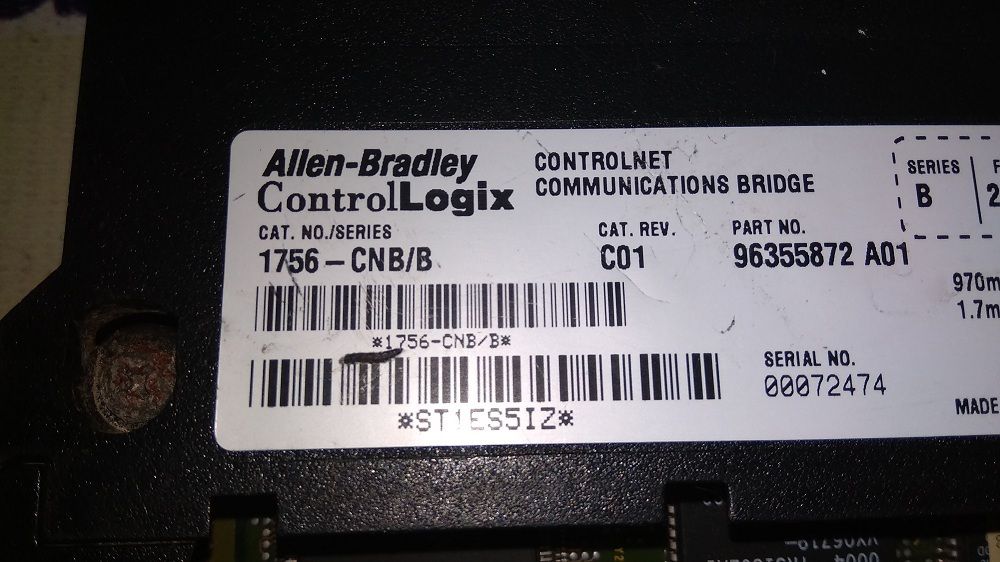 ALLEN BRADLEY INPUT OUTPUT MODULE