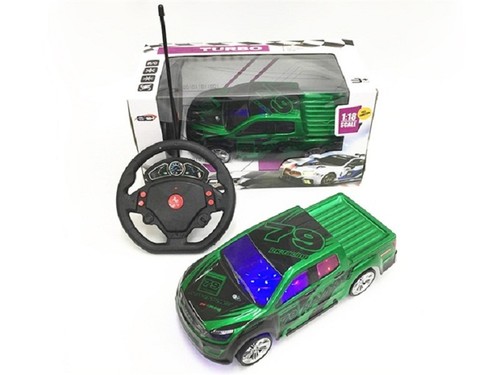 Pickup 4CH r/c racing car w/ 3D light 1:18
