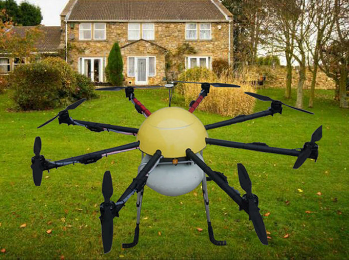 Octocopters Agricultural Drones