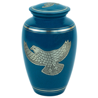 Gold Classic Engraved Butterfly Urn