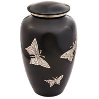 Classic Engraved Butterfly Urn