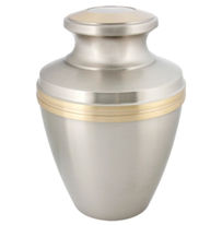 Band of Hearts Gold Cremation Urn