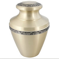 Gold Odessa Brass Cremation Urn