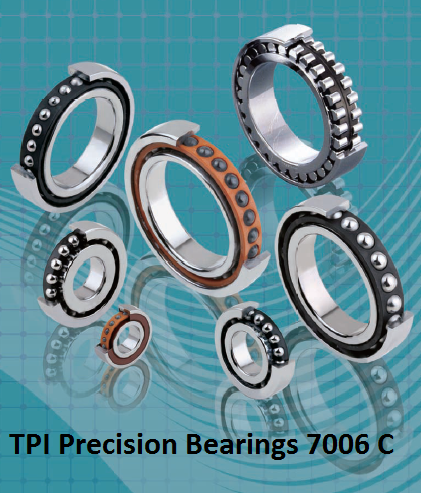 Industrial TPI Precision Bearings 7006 C