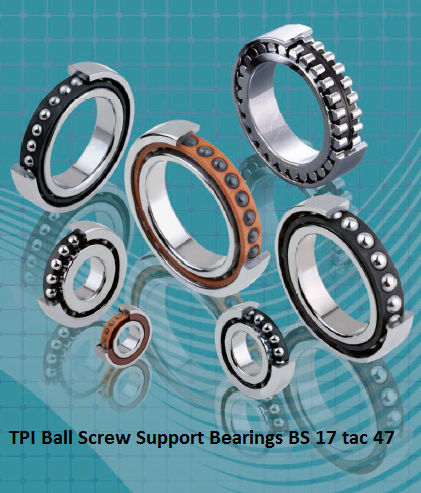 TPI Ball Screw Support Bearings BS 17 tac 47