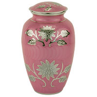 Grace Dark Pink Cremation Urn