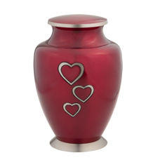 Albion Pink Mother of Pearl Urn