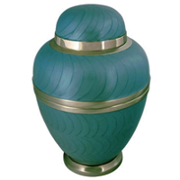 Blue Albion Mother of Pearl Urn