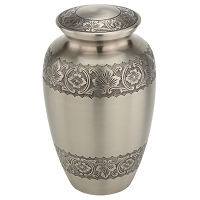 Elegant Pewter Urn For Ashes