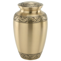 Elegant Pewter Urn For Ashes